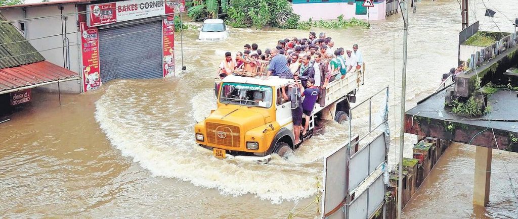 Kottayam Hit by Severe Monsoon Rain and Landslide Threat kon29